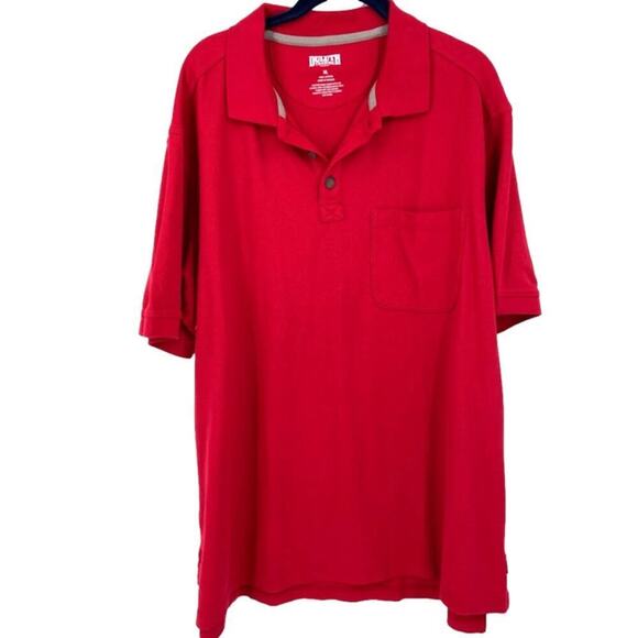 Duluth Trading Co Polo Shirt Men's Size XL Red 100% Cotton Casual - Picture 1 of 10